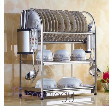 Stainless Steel Dish Rack Kitchen Storage Shelf Drainer Tray Dryer Sink Drying Holder Washer Stand FC1642 Furniture Home Living Kitchenware Tableware Other Kitchenware Tableware on Carousell