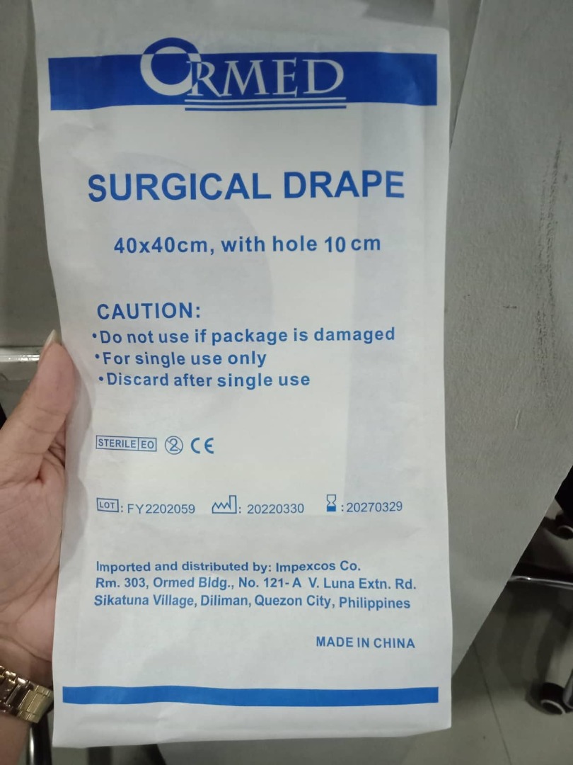 SURGICAL DRAPE, Health & Nutrition, Medical Supplies & Tools on Carousell