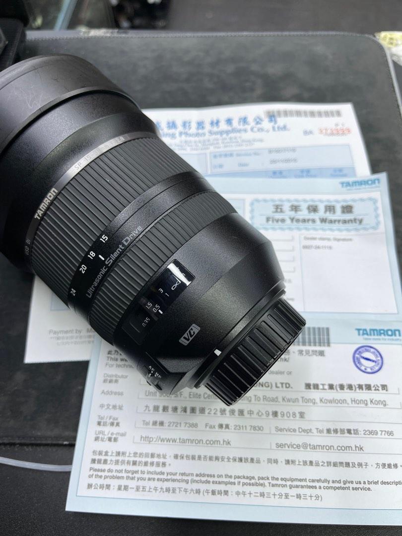 Tamron SP 15-30MM F2.8 FOR NIKON 行貨, 攝影器材, 鏡頭及裝備- Carousell
