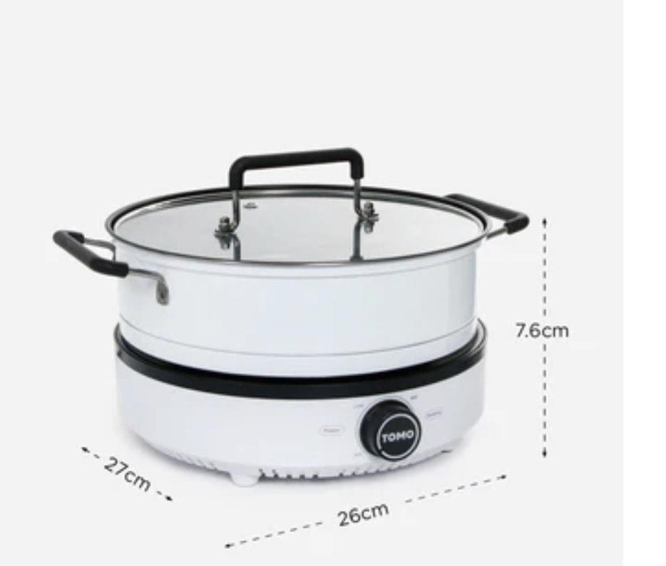 TOMO Multi Cooker Skillet and Grill Brandnew, TV & Home Appliances