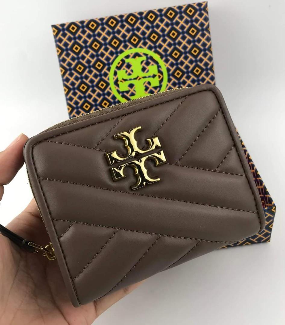 Tory Burch Sandpiper Chevron Kira Continental Zip Leather Wallet, Best  Price and Reviews