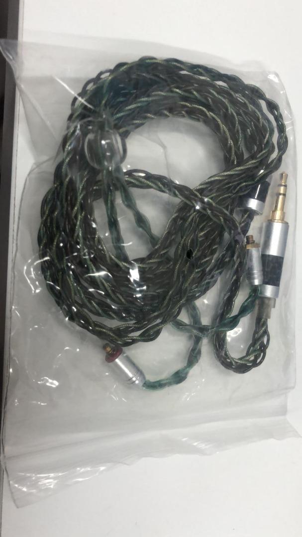 TRIPOWIN C8 MMCX Upgrade Cable, 8Core Tinsel Silver Copper Foil