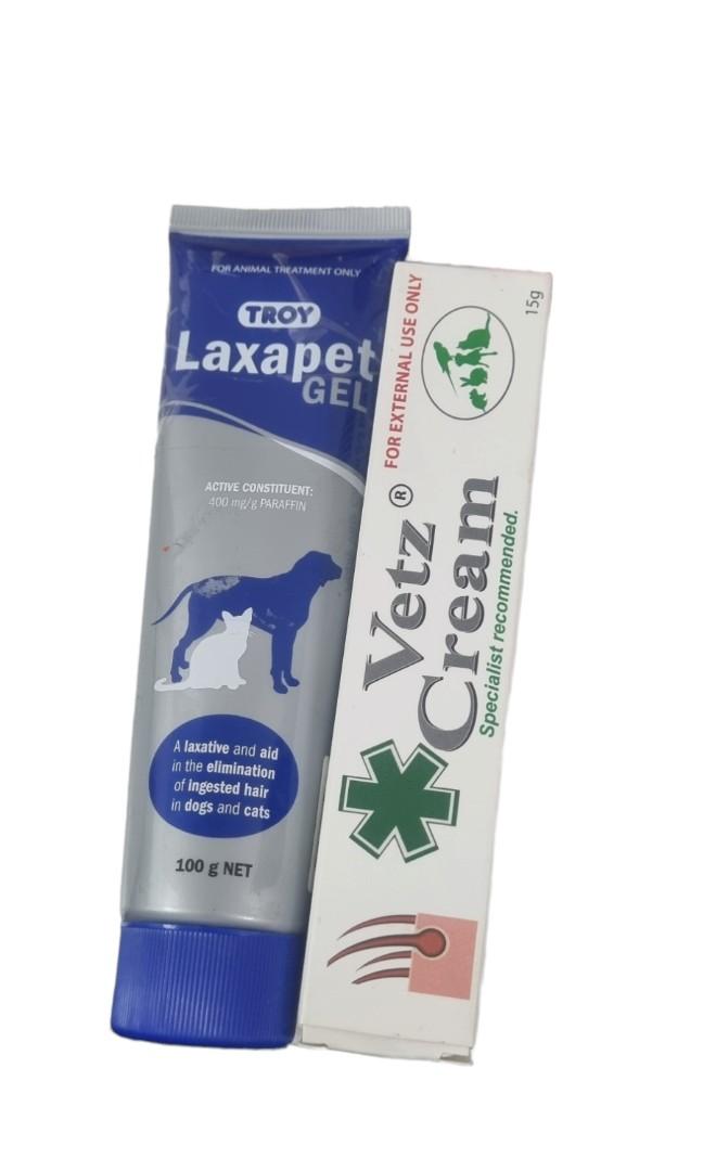 Troy Laxapet Gel 100g & Vetz Cream For Cat , Dog And Small Animal