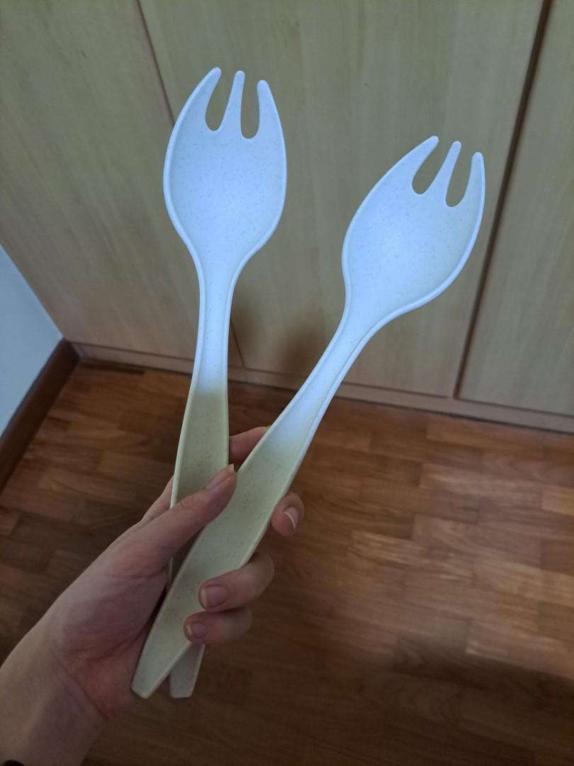Tupperware Salad Fork (30cm), Furniture & Home Living, Kitchenware