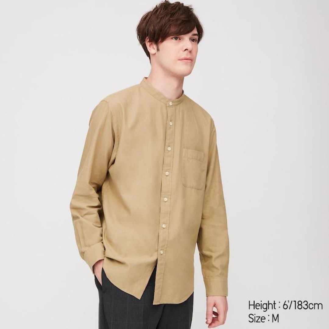 chinese collar uniqlo
