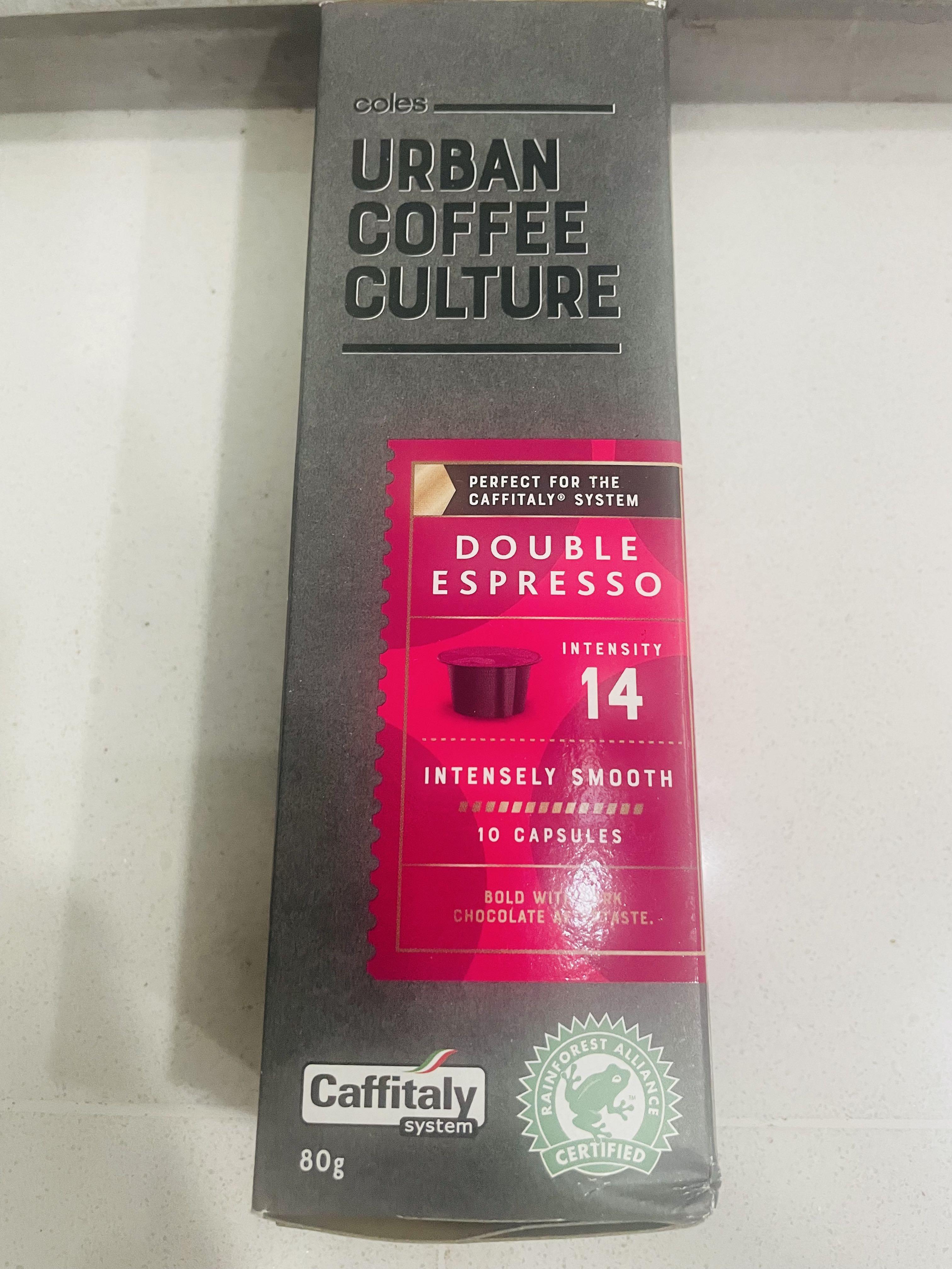Urban Coffee Culture Caffitaly System Capsules Food Drinks