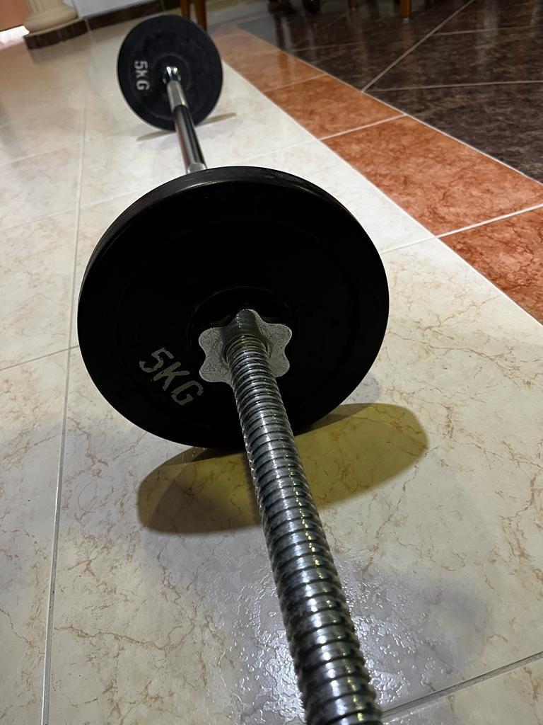Used barbell weights Sports Equipment Exercise Fitness