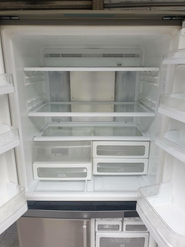 Used Electrolux 4 doors fridge 625L, refrigerator peti sejuk peti ais