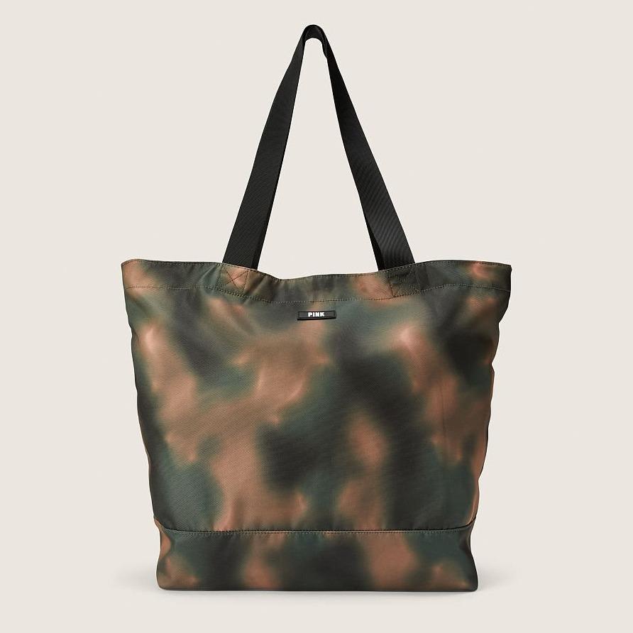 Victoria s Secret PINK Camo Blur Print Weekender Tote Bag Women s Fashion Bags Wallets Tote Bags on Carousell