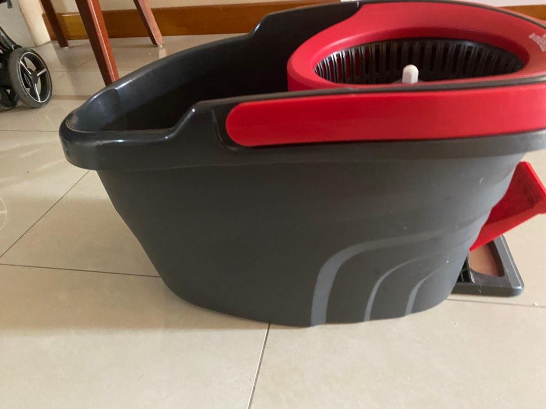 Vileda spin mop bucket & refill mop pad only, Furniture & Home Living