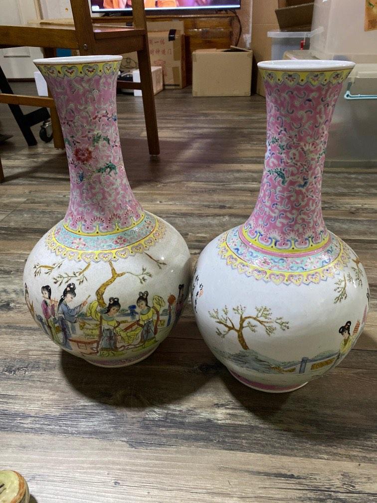 Vintage Chinese Flower Pots, Hobbies & Toys, Memorabilia & Collectibles