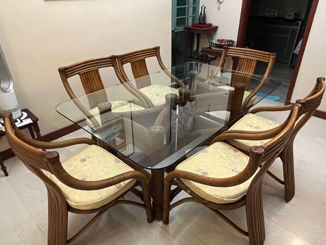 Vintage Dining Table, Furniture & Home Living, Furniture, Tables & Sets