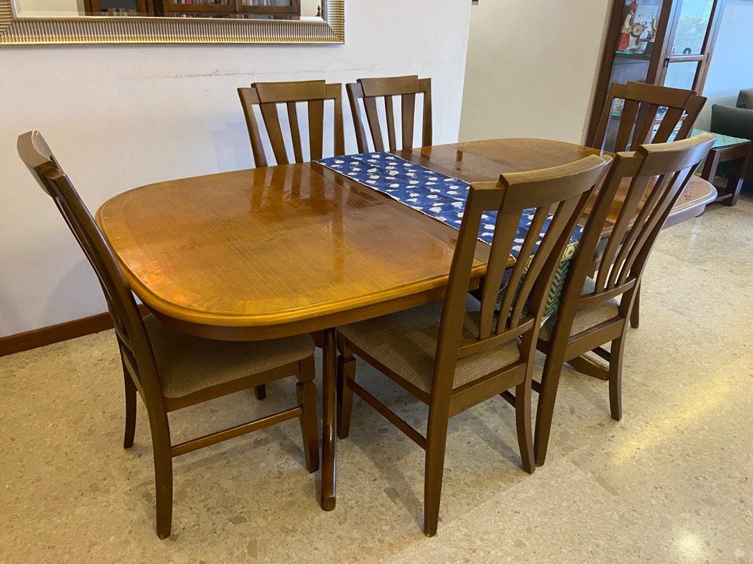 Vintage Dining table, Furniture & Home Living, Furniture, Tables & Sets