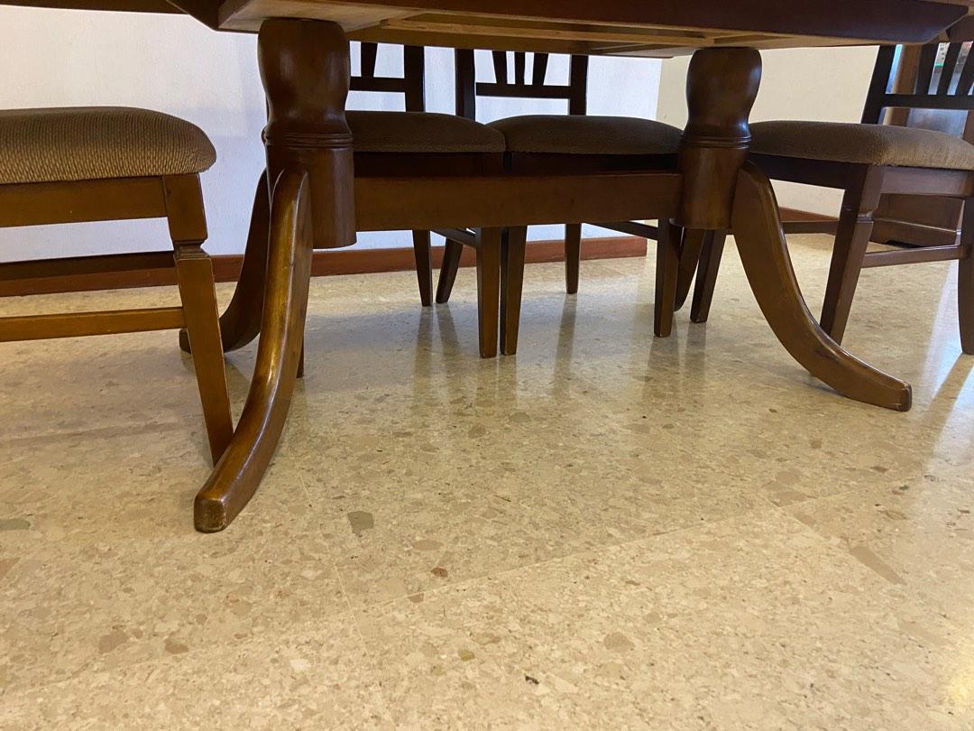 Vintage Dining table, Furniture & Home Living, Furniture, Tables & Sets