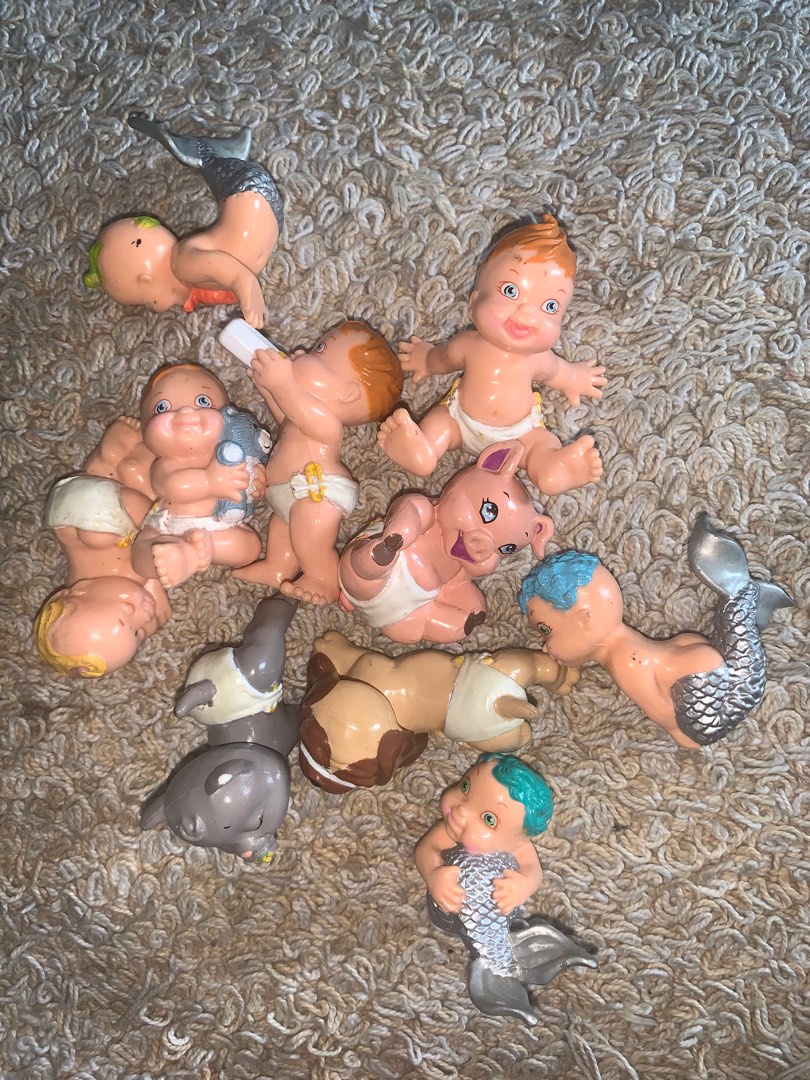 Lot de 6 babies Galoob paillettes avec accessoires - Jeux & Jouets