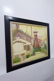 Vintage Japanese painting decor