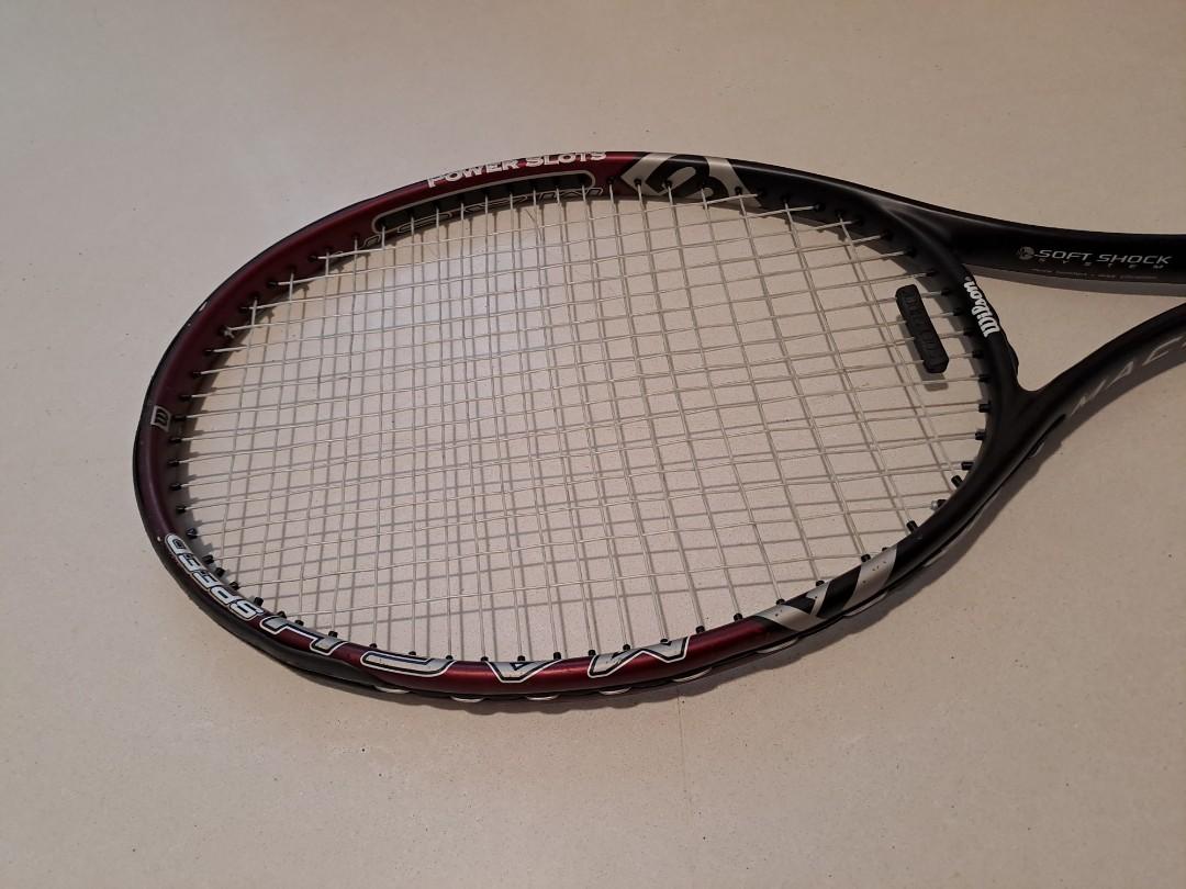 Wilson Racket Mach Series, Sports Equipment, Sports & Games, Racket ...