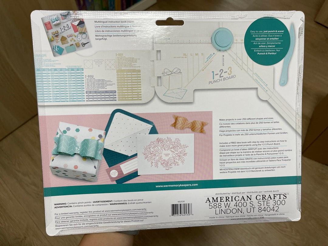 WRMK We R Memory Keepers 123 Punch Board, Hobbies & Toys, Stationery