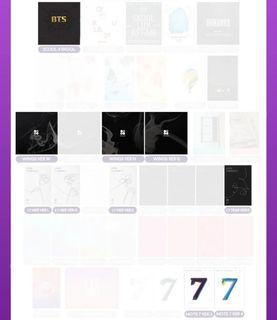 wtb/want to buy bts albums unsealed