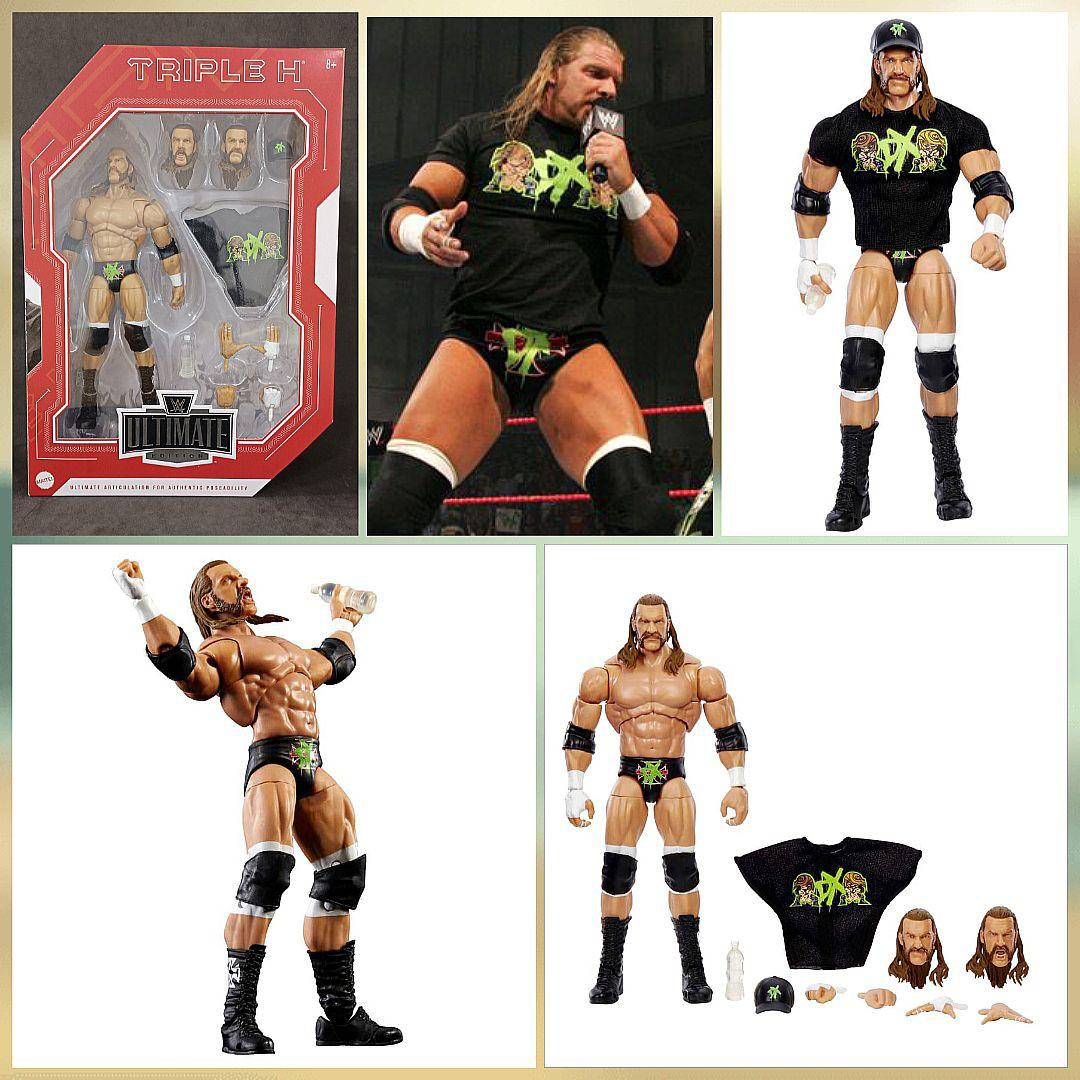  Mattel WWE Action Figures, WWE Shawn Michaels Ultimate Edition  Fan TakeOver Collectible Figure with Accessories