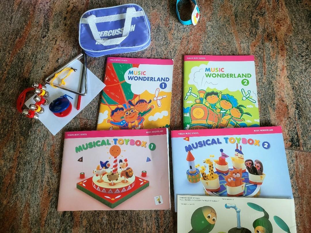 Yamaha Musical Toybox and Music Wonderland and Percussion Kit for Music