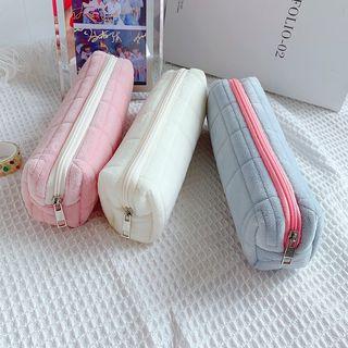 1pc Case Soft Plushie Wool Cloth Pencil Pens Stationary School Office Supplies Lightweight Small Colorful Pastel Kids Toys Adult Cheap Mura Cosmetic Bag Pouch Purse Hand Bag Wallet Outdoor Indoor Money Coins China Korean Style Cute Pre Order Sale