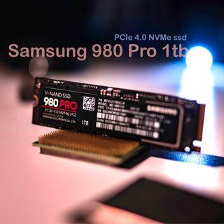1tb 980 Pro Samsung nvme pcie 4.0 ssd computer storage
