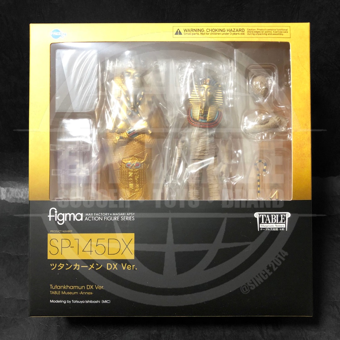 22年9月新貨！全新未開封 日版 Goodsmile figma No.SP-145-DX 圖坦卡門 桌上美術館 (分館), 興趣及遊戲 ...
