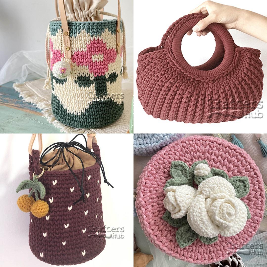 Macrame cord bag shop