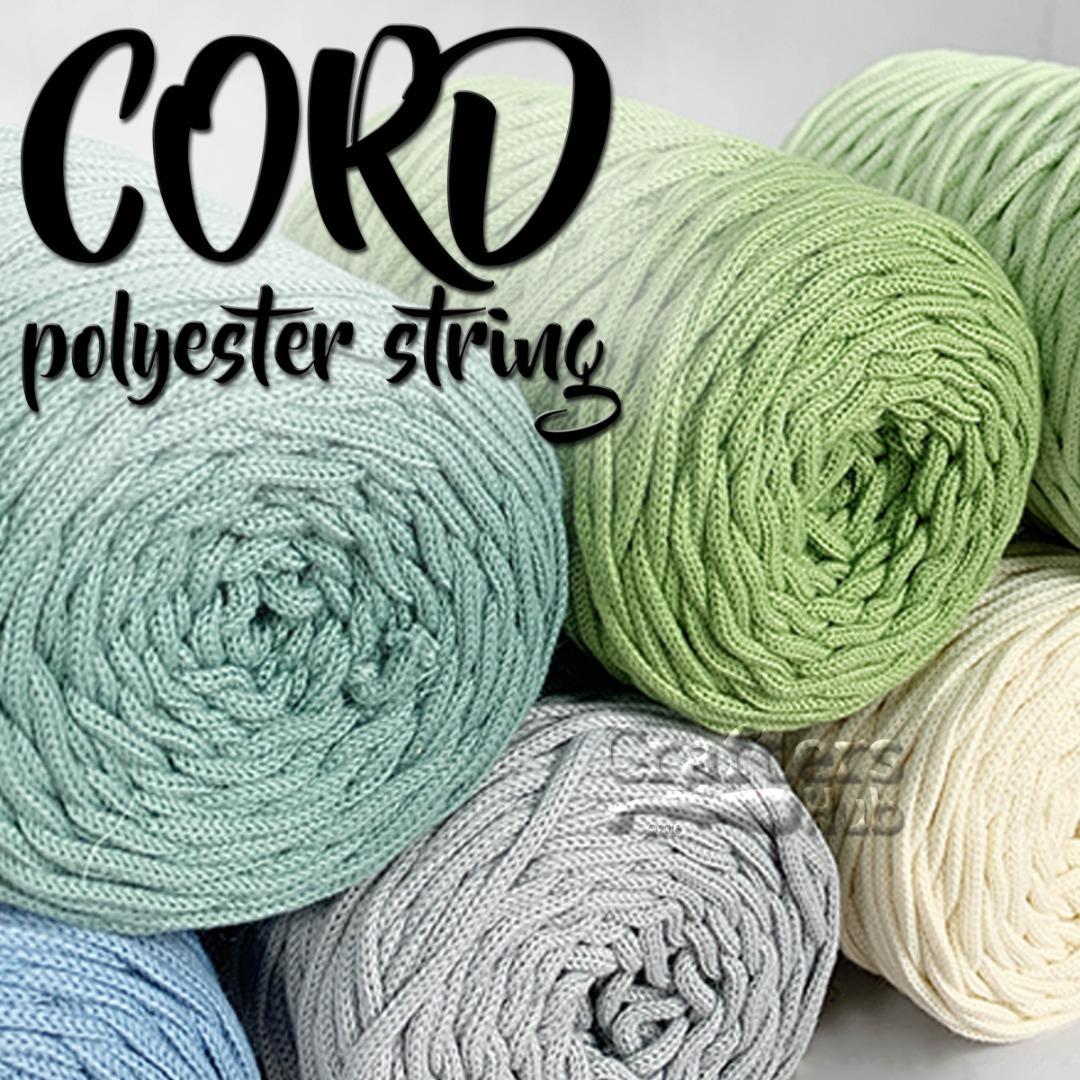 IN STOCK] 3mm thk polyester macrame cord (300g), bag yarn, Hobbies & Toys,  Stationery & Craft, Craft Supplies & Tools on Carousell