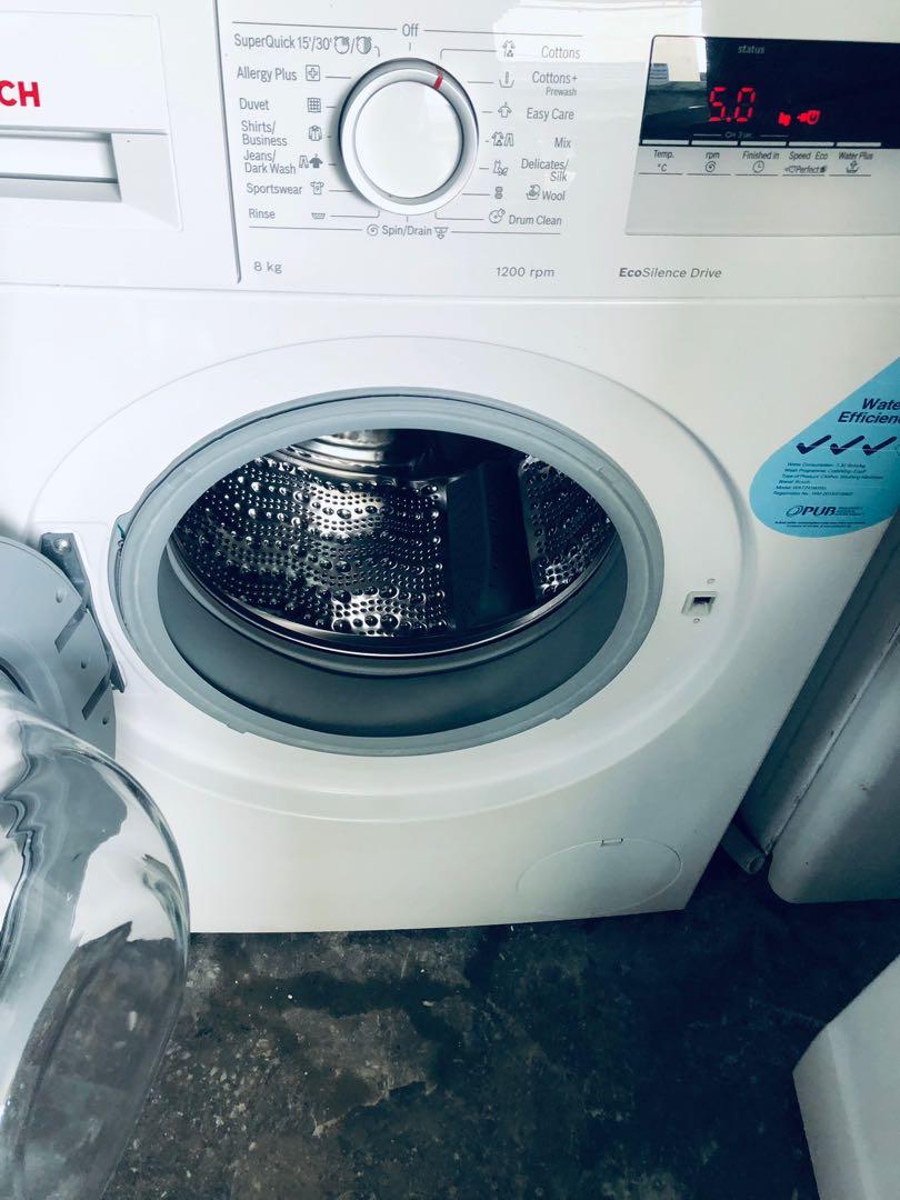 8/8kg Washing Machine&Condenser Dryer(pair), TV & Home Appliances