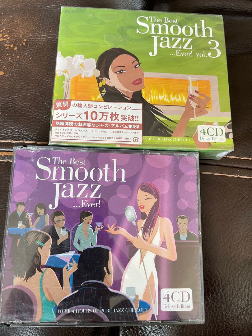 8隻JAZZ 精選CD) The Best Smooth Jazz... Ever! vol. 3 (printed in EU) 4CDs 全新未開封Helen  Reddy – And I Love You So、Fred Astaire – Cheek To Cheek 
