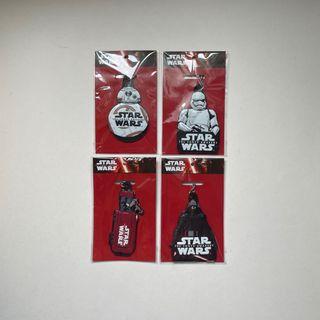 [ Set of 4 ] Star Wars The Force Awakens X Subway Key Chains
