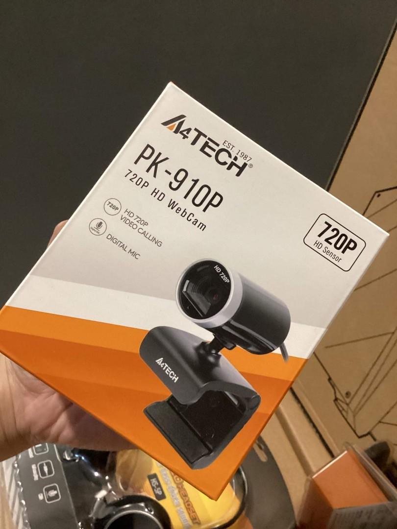 A4Tech PK-910P 720P HD Webcam with Mic, Computers & Tech, Parts ...
