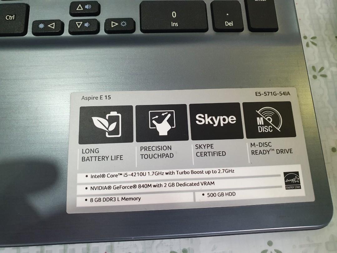 Acer Aspire E15 Laptop, Computers & Tech, Laptops & Notebooks on Carousell