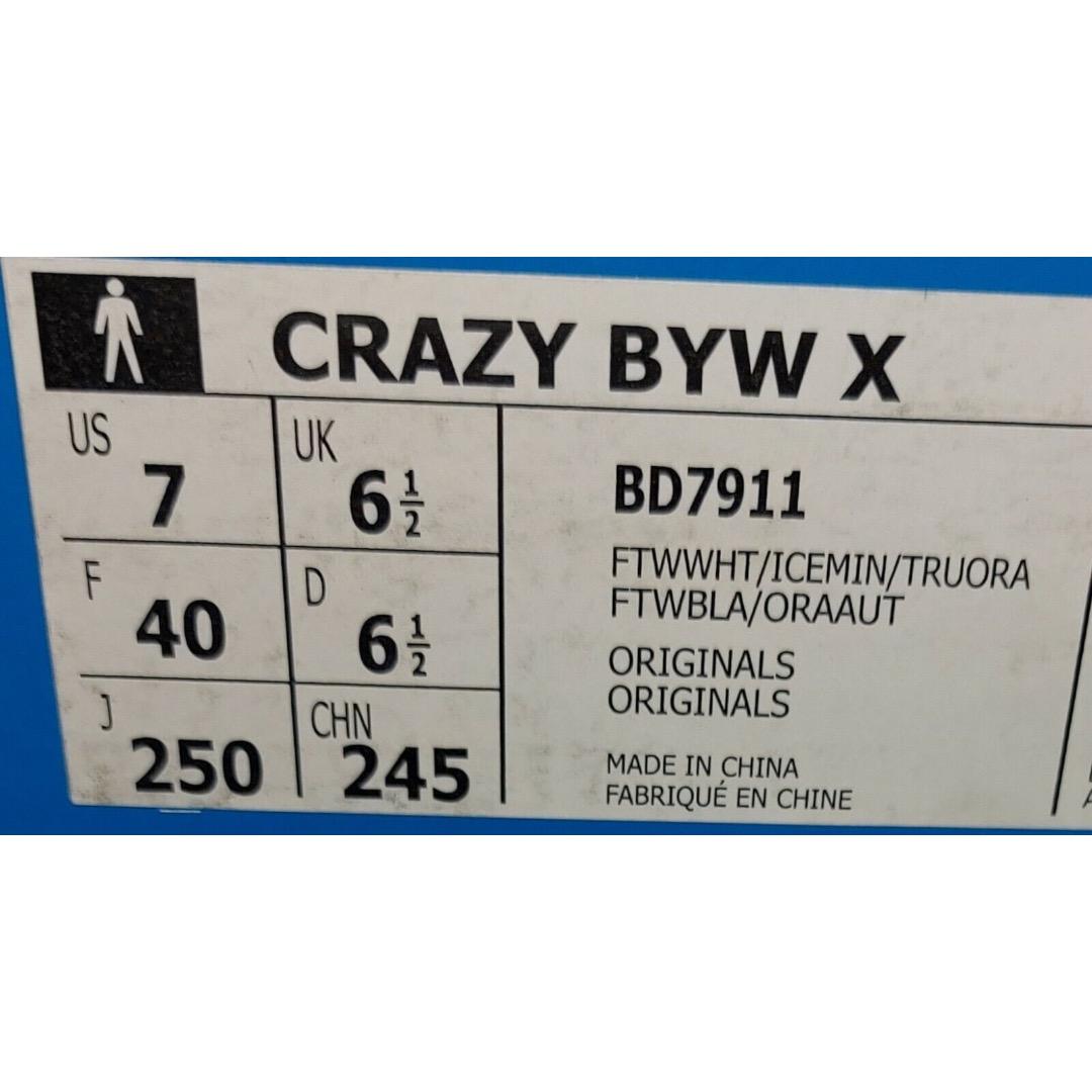 ADIDAS CRAZY BYW X SHOE SIZE US7 BD7911 BRAND NEW WITH BOX RRP