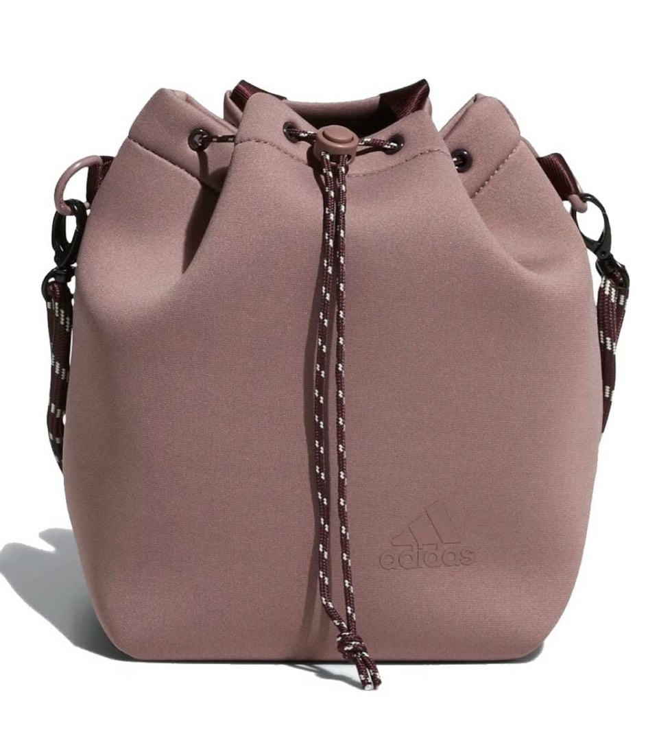 Adidas Favourites Drawstring Bag in Dusty Pink, Women's Fashion, Bags