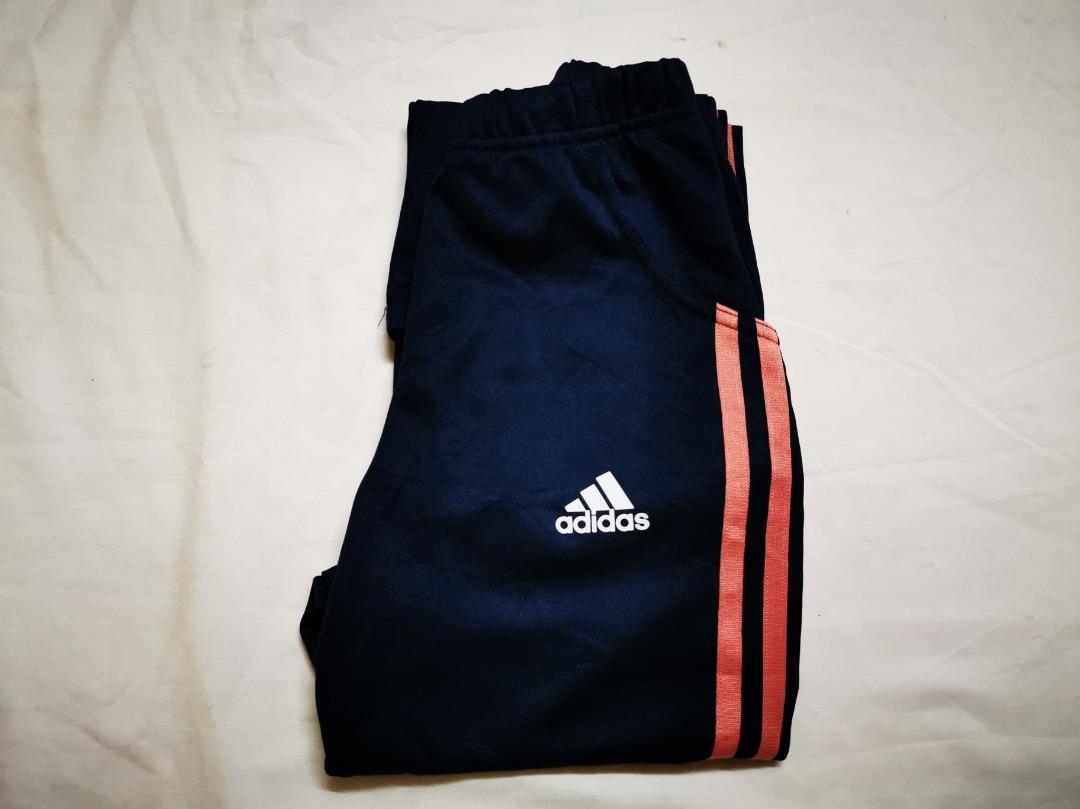 Adidas Kids Blue Climalite Joggers Pants 140 SK3488 Babies