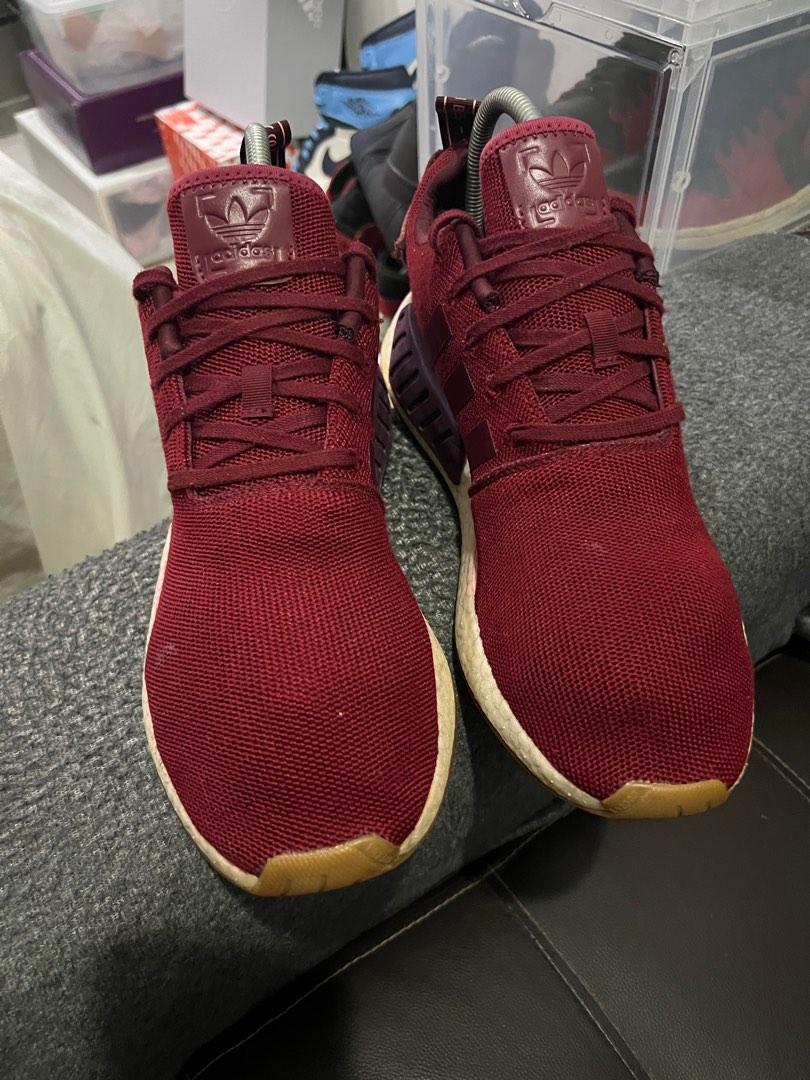 Adidas NMD R2 Burgundy Originals 11.5UK Men s Fashion Footwear