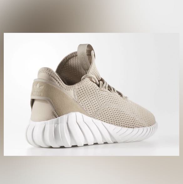 Adidas tubular doom cheap sock tan