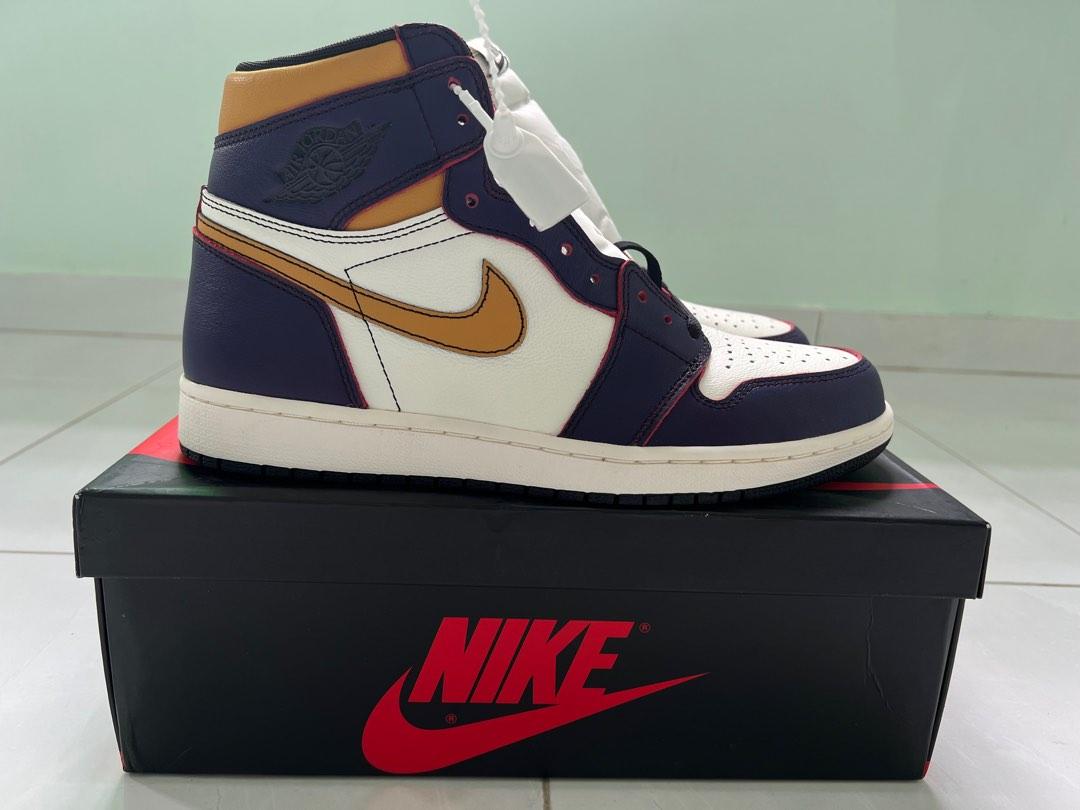 Air Jordan 1 Retro High OG LA to Chicago Men s Fashion Footwear