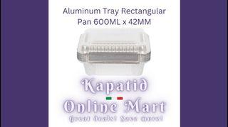 Aluminum Tray Rectangular Pan 600ML x 42MM