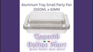 Aluminum Tray Small Party Pan 2200ML x 42MM - 10s