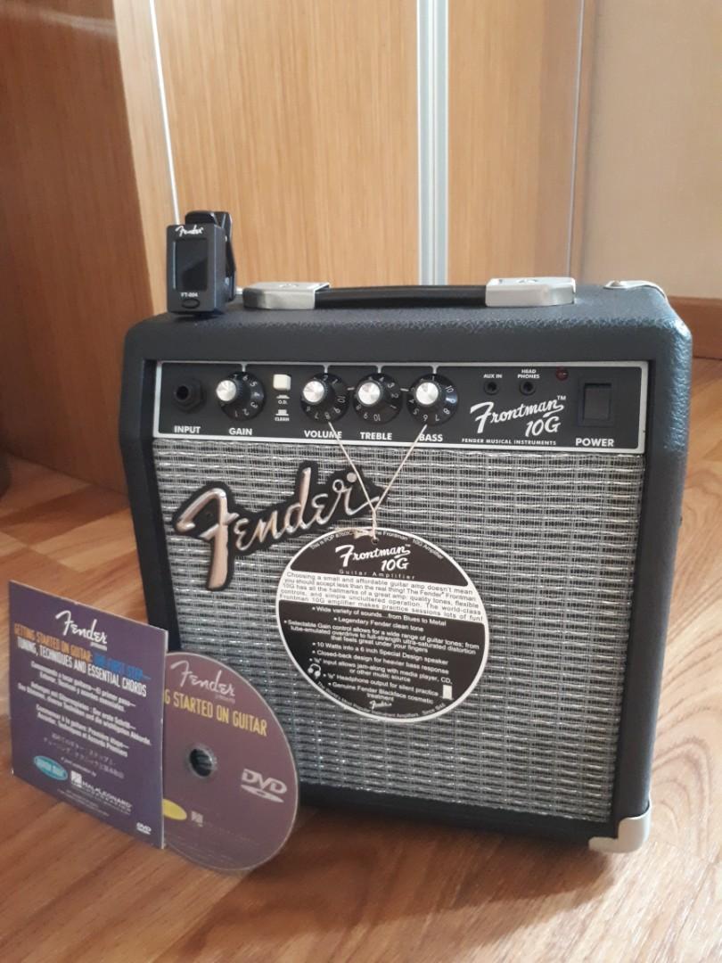 Ampli gitar fender frontman 10g, Musik & Media, Alat di Carousell