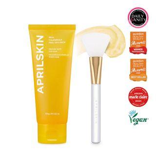 Aprilskin Calendula Peel Off Pack + Jelly Brush