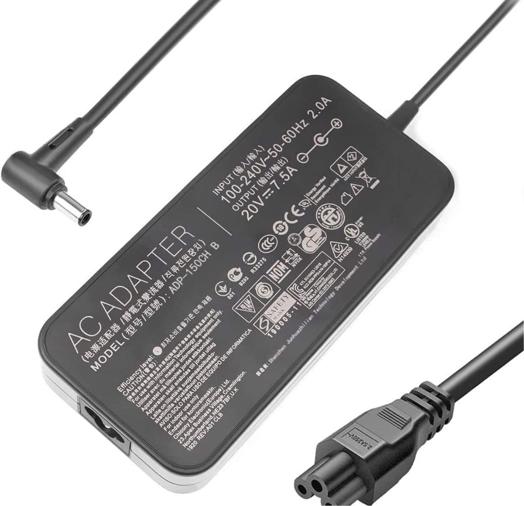 20V 7.5A 150W AC Adapter Oplader Compatibel voor Asus ADP-150CH B Oplader TUF Gaming FX505 FX505D FX505DU FX505DT K571L K571LI K571G K571GT Laptop