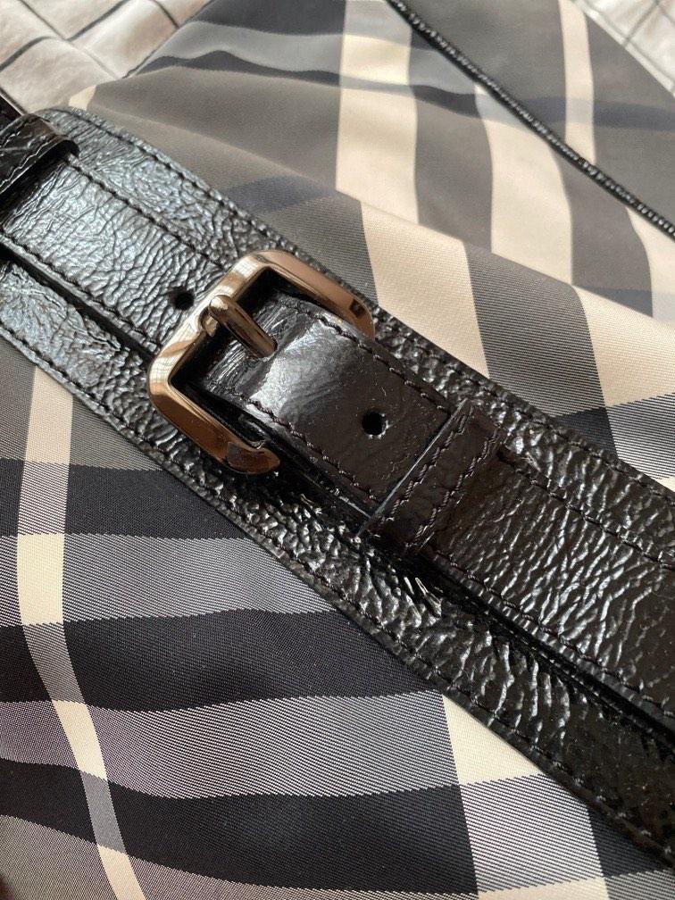 Burberry grey check bag top