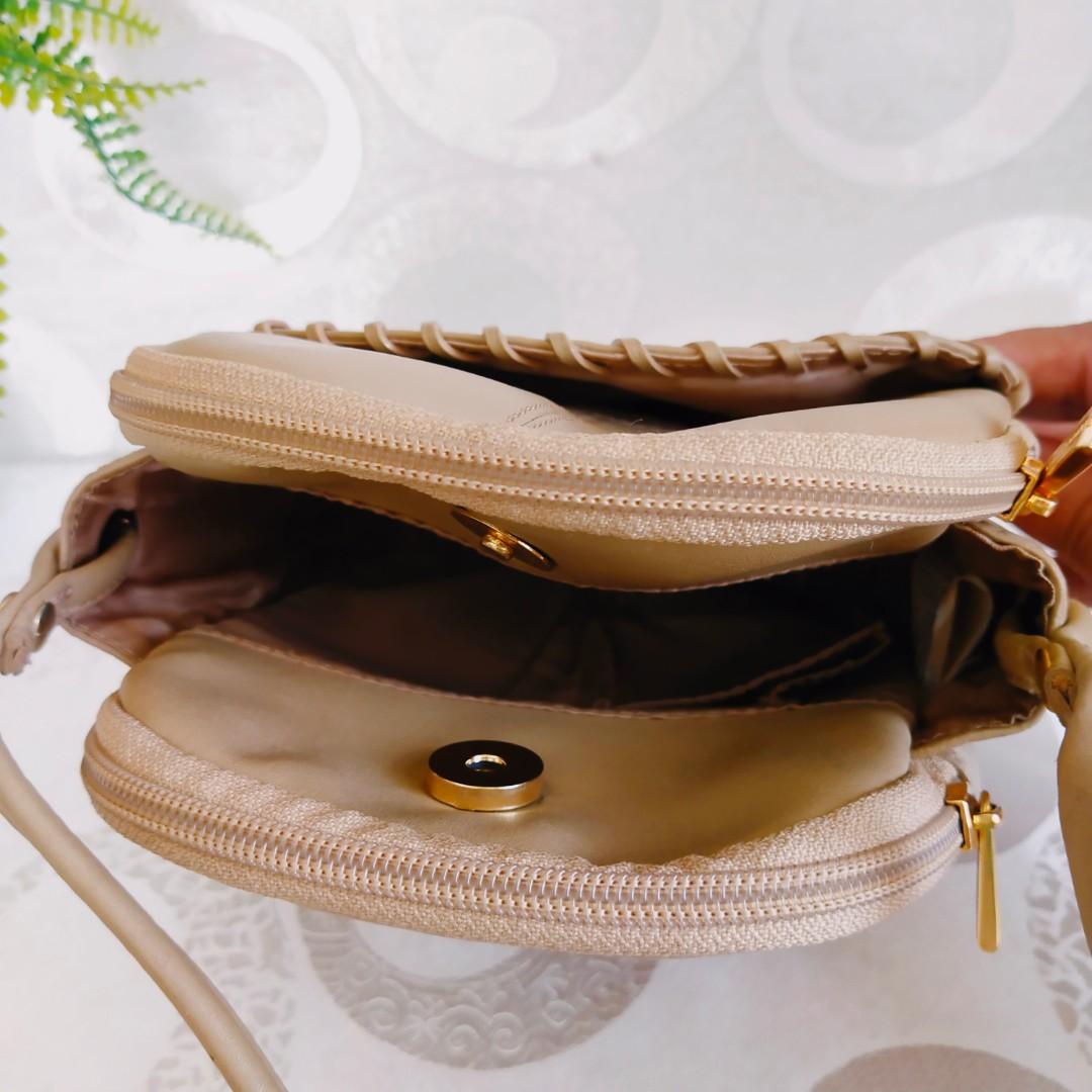 Authentic Diana Valentino Paris Genuine Leather Crossbody Bag, Women's