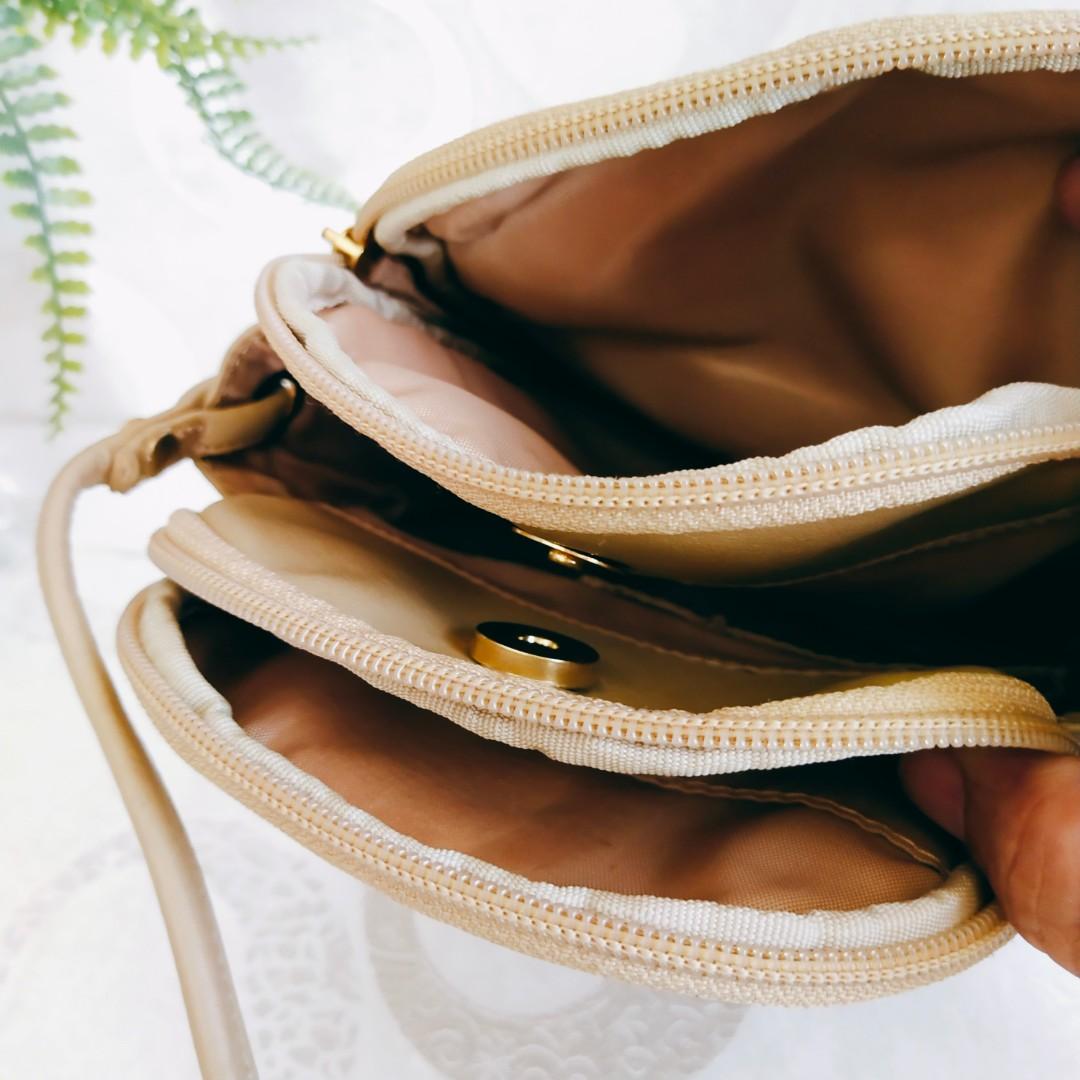 Authentic Diana Valentino Paris Genuine Leather Crossbody Bag, Women's