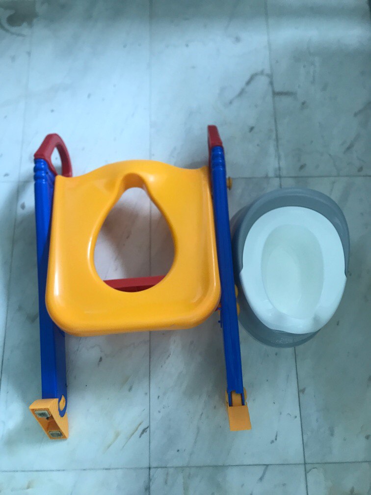 Baby Bjorn Potty and Potty Ladder, Babies & Kids, Bathing & Changing